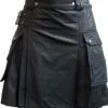 Mister B Leren Kilt -Goedkope KLEDING winkel B150902