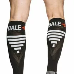 Dale Mas Sokken - Zwart Wit Strepen - 38-42