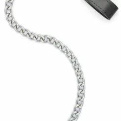 Mister B Ketting Met Leren Lus Voor Aan De Riem