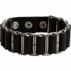 MisterB Leren Schakel Armband -Goedkope KLEDING winkel B430902