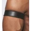 Mister B Leren Biceps Band Zwart -Goedkope KLEDING winkel B431401