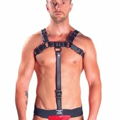 Mister B Leren Verlengband Zwart