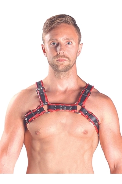 Mister B Leren Borst Harnas 3 Mister B Leren Borst Harnas