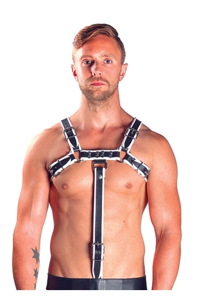 Mister B Leren Verlengband Wit 3 Mister B Leren Verlengband Wit