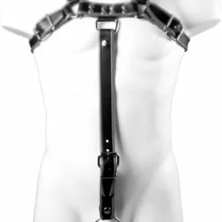 Mister B Leren Verlengband Grijs -Goedkope KLEDING winkel B600578 b