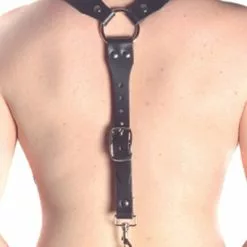 Mister B Leren Combi Harnas Met Bretels Basic Zwart 5 Mister B Leren Combi Harnas Met Bretels Basic Zwart -Goedkope KLEDING winkel B601111 b