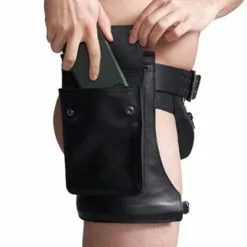 Mister B Leren Heup Holster Large -Goedkope KLEDING winkel B601334 b