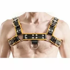 Mister B Rubber Borstharnas