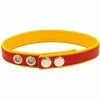 Mister B Leren Circuit Biceps Band Rood Geel -Goedkope KLEDING winkel B604302