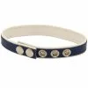 Mister B Leather Circuit Biceps Band - Blue White -Goedkope KLEDING winkel B604303