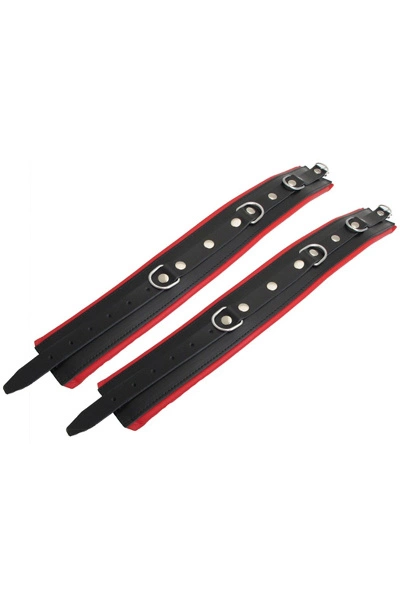 Mister B Leren Polsboeien Small Rood 3 Mister B Leren Polsboeien Small Rood