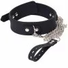 Biothaan Slaven Halsband Met Ketting 1 Biothaan Slaven Halsband Met Ketting -Goedkope KLEDING winkel B610333