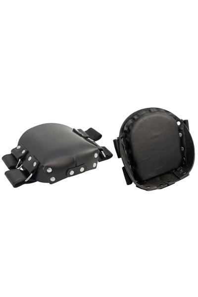 Mister B Zware Leren Kniebeschermers 3 Mister B Zware Leren Kniebeschermers