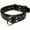 Mister B Leren Slaven Halsband Met Cone Studs