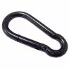 Karabijnhaak Zwart 8 cm