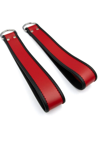 Mister B Enkelbandlusjes Rood Met Zwarte Bies 3 Mister B Enkelbandlusjes Rood Met Zwarte Bies