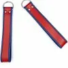 Mister B Enkelbandlusjes Rood Met Blauwe Bies -Goedkope KLEDING winkel B620341