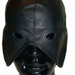 Mister B Leren Masker Met Veters