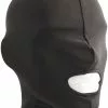 Mister B Lycra Masker Open Mond - Zwart -Goedkope KLEDING winkel B631403
