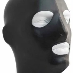 Mister B Datex Masker Open Ogen En Mond - Zwart