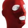 Mister B Datex Masker Open Ogen En Mond - Rood -Goedkope KLEDING winkel B631419