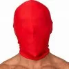 Mister B Lycra Masker Geen Gaten - Rood -Goedkope KLEDING winkel B631421