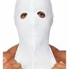 Mister B Lycra Masker Open Ogen - Wit