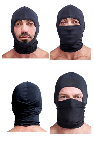 Mister B Lycra Multi Purpose Masker - Zwart 3 Mister B Lycra Multi Purpose Masker - Zwart