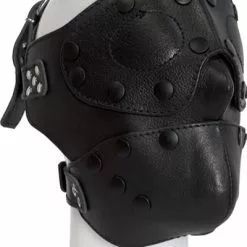 Mister B Leren Afneembaar Gezichtsmasker