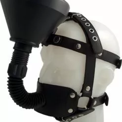 Mister B Leren Hoofdharnas Met Trechter