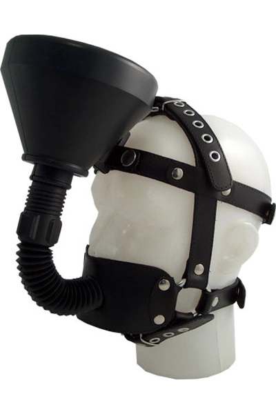 Mister B Leren Hoofdharnas Met Trechter 3 Mister B Leren Hoofdharnas Met Trechter