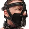 Mister B Leren Extreme Mond En Hoofdmasker Harnas -Goedkope KLEDING winkel B633320