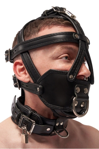 Mister B Leren Extreme Mond En Hoofdmasker Harnas 3 Mister B Leren Extreme Mond En Hoofdmasker Harnas