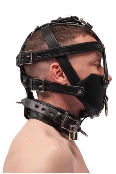 Mister B Leren Extreme Mond En Hoofdmasker Harnas 4 Mister B Leren Extreme Mond En Hoofdmasker Harnas - Afbeelding 2