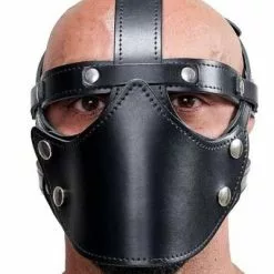 Mister B Lederen Gelaatsmasker