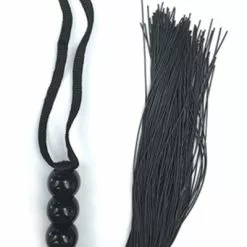 Bdsm Zweep Siliconen - Zwart Small