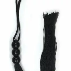 Bdsm Zweep Siliconen - Zwart4 Medium