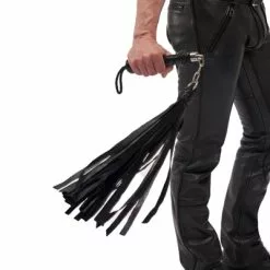 Mister B Impact Premium Leather Flogger Curling Mechanism -Goedkope KLEDING winkel B655305 b