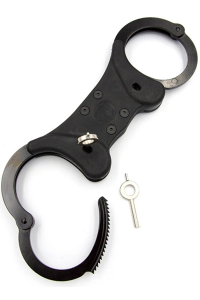 Mister B Handboeien Dubbel Slot Stijf Staal Zwart 4 Mister B Handboeien Dubbel Slot Stijf Staal Zwart - Afbeelding 2