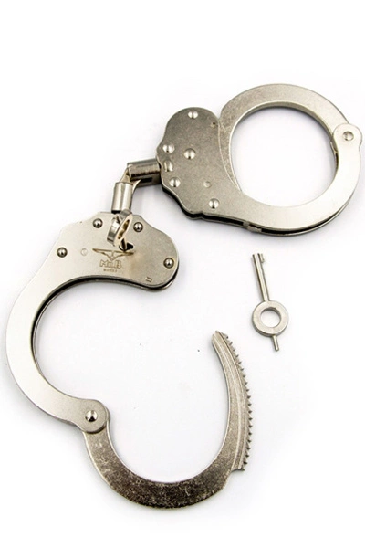 Mister B Handboeien Dubbel Slot Met Ring Staal 4 Mister B Handboeien Dubbel Slot Met Ring Staal - Afbeelding 2