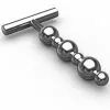 Stalen Thruster Ball Stick - Prostaatstimulator -Goedkope KLEDING winkel B741640