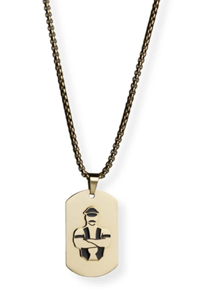 Master Of The House Dog Tag Roestvrij Staal Verguld 3 Master Of The House Dog Tag Roestvrij Staal Verguld