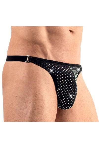 Heren String Met Strass Streentjes 4 Heren String Met Strass Streentjes - Afbeelding 2