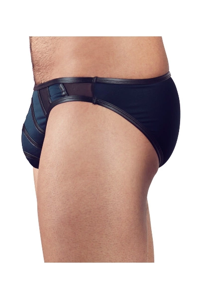 Heren Slip Met Matte Look En Powernet Inzetstukken 4 Heren Slip Met Matte Look En Powernet Inzetstukken - Afbeelding 2