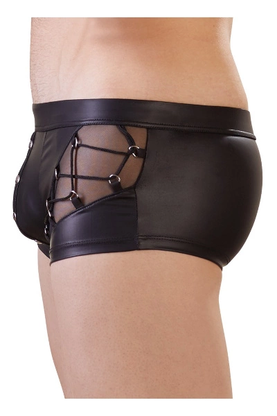 Heren Onderbroek - Matte Look - Decoratieve Veters En Zakje 4 Heren Onderbroek - Matte Look - Decoratieve Veters En Zakje - Afbeelding 2