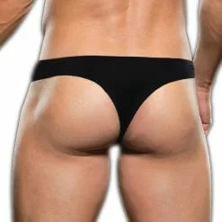 Envy - Microfiber String Zwart S/m -Goedkope KLEDING winkel E31074 b