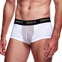 Envy - Mesh Short Boxer White S/m