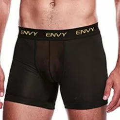 Envy - Mesh Long Boxer Black L/xl