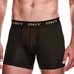 Envy - Mesh Long Boxer Black M/l