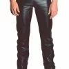 Mister B Leren Jeans Met Knopen -Goedkope KLEDING winkel bn B103100